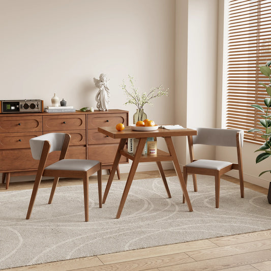 3 - Piece Bistro Dining Set with Table and Chairs - Kaslandi Furniture