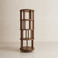 Rotating Round Bookshelf, Adjustable 1 - 6 Tiers – Space - Saving Storage Rack - Kaslandi Furniture