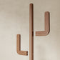 Solid Wood Cactus Coat Rack Stand – Modern Freestanding Coat Tree - Kaslandi Furniture