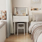 Vanity Desk with Mirror & Lights - iKaslandi