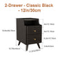 Solid wood classic minimalist nightstand