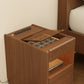 Smart Nightstand with Hidden Secret Drawer, Jewelry Storage & USB Charging - iKaslandi