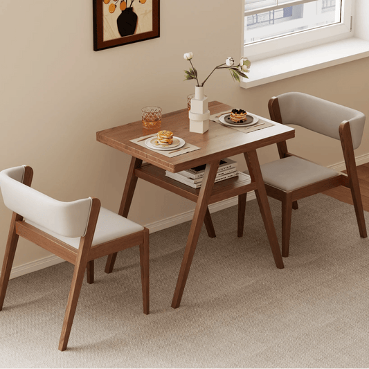 3 - Piece Bistro Dining Set with Table and Chairs - Kaslandi Furniture