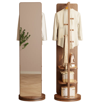360 degree rotatable full-length mirror