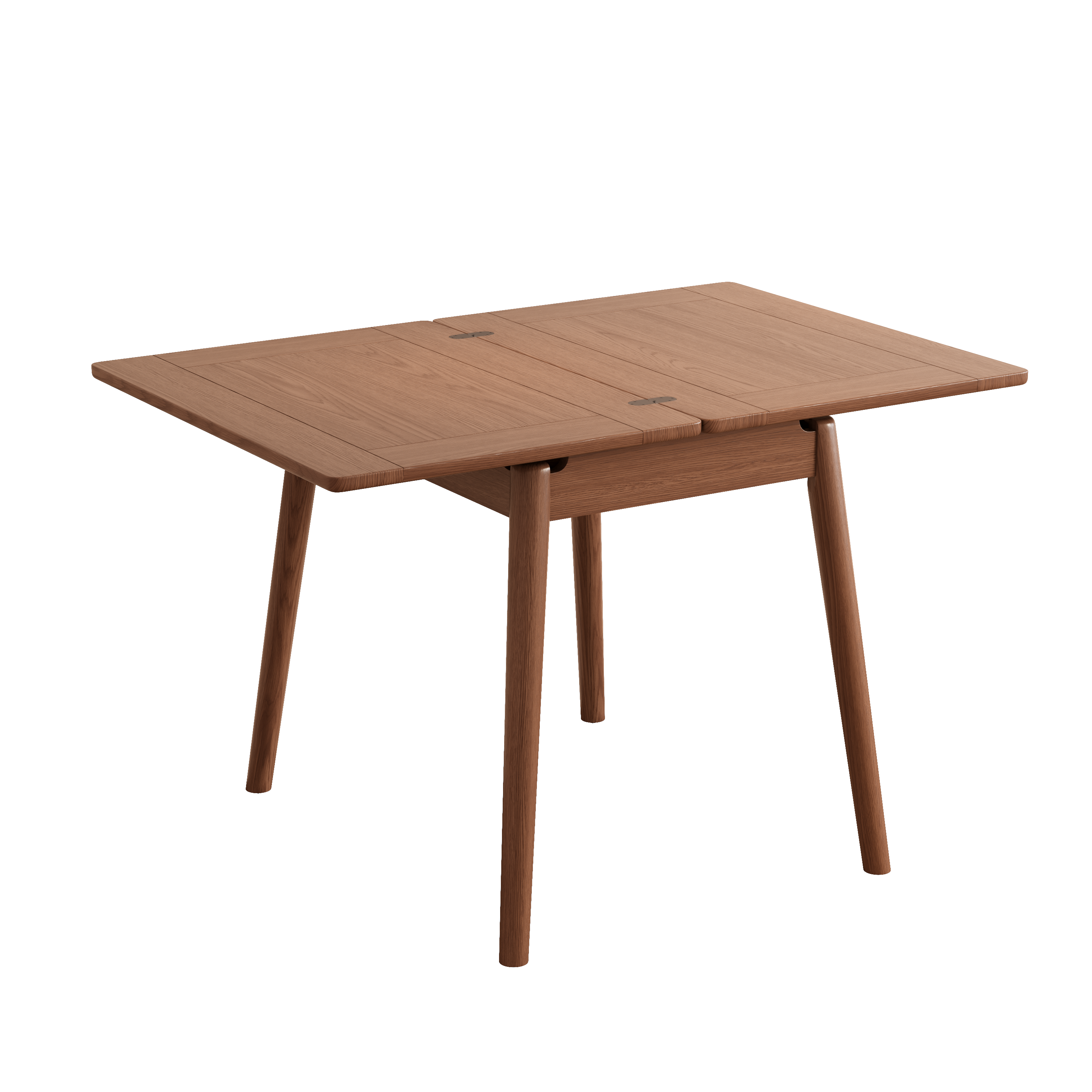 Expandable Solid Wood Dining Table for