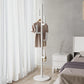 Solid Wood Cactus Coat Rack Stand – Modern Freestanding Coat Tree - Kaslandi Furniture