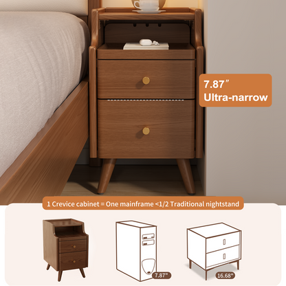 Solid Wood Bedside Table