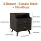 Solid wood classic minimalist nightstand