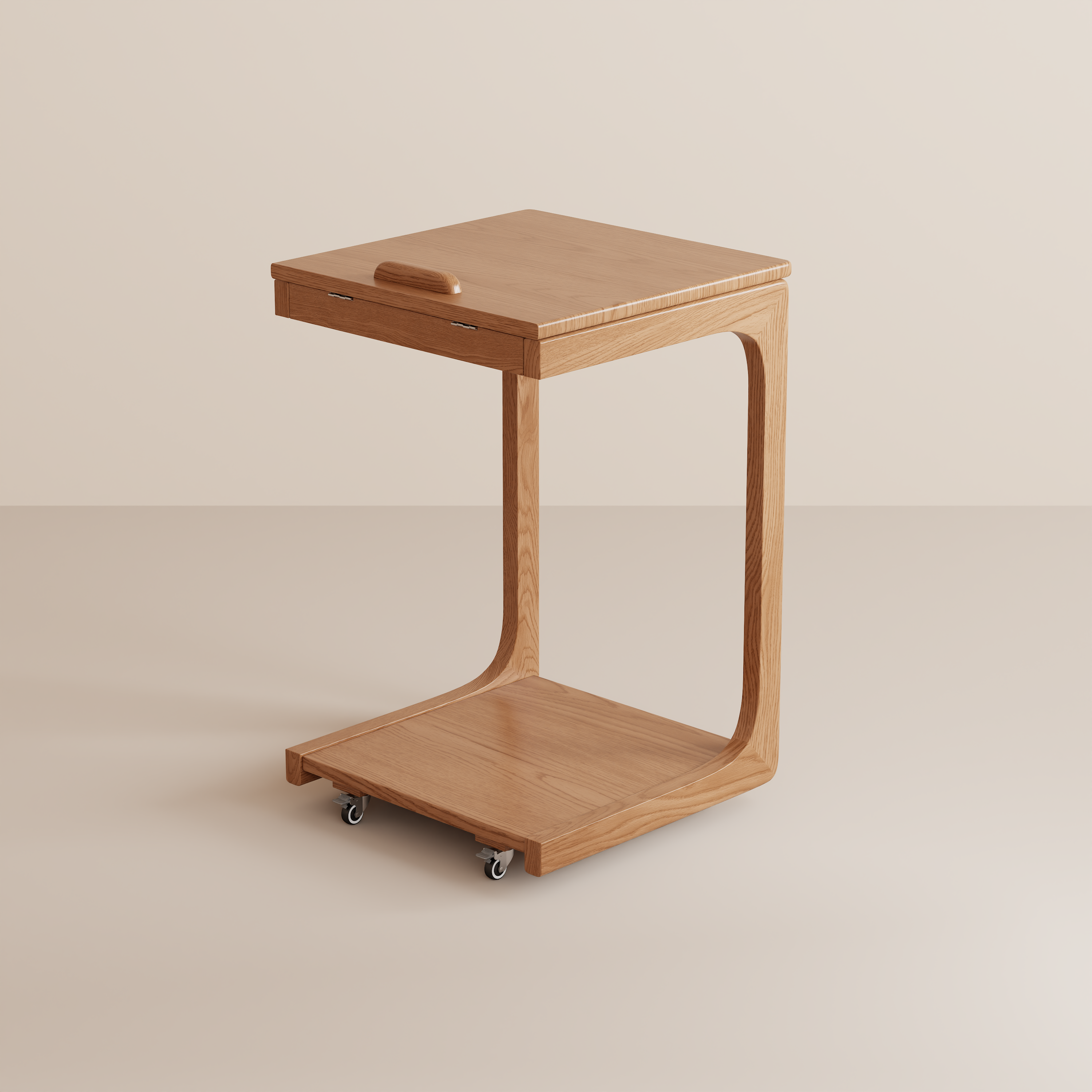 2-Tier C-Shaped Side Table – Perfect for Sofa, Bed, or Laptop