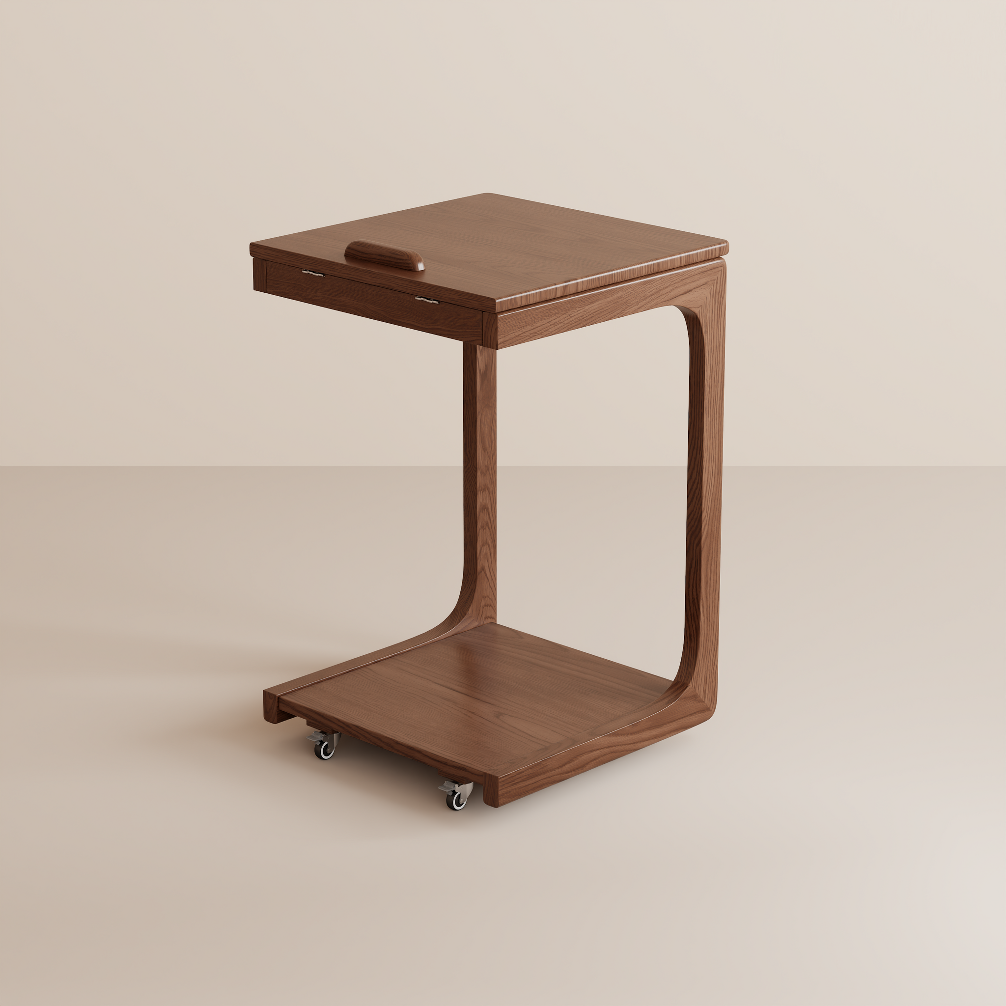 2-Tier C-Shaped Side Table – Perfect for Sofa, Bed, or Laptop