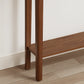 Solid Wood Entryway Console Table with Drawers and Bottom Storage Shelf - iKaslandi