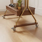 Heavy Duty Rolling TV Stand with 2 Wood Drawers