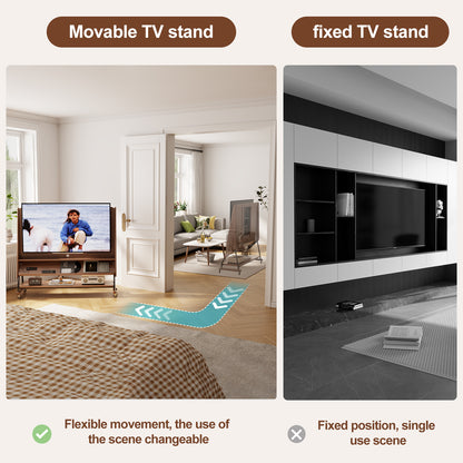 Rolling TV Stand, 40-65 Inches