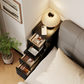 Solid Wood Narrow Nightstand with 3 Drawers – Modern Bedside Table for
