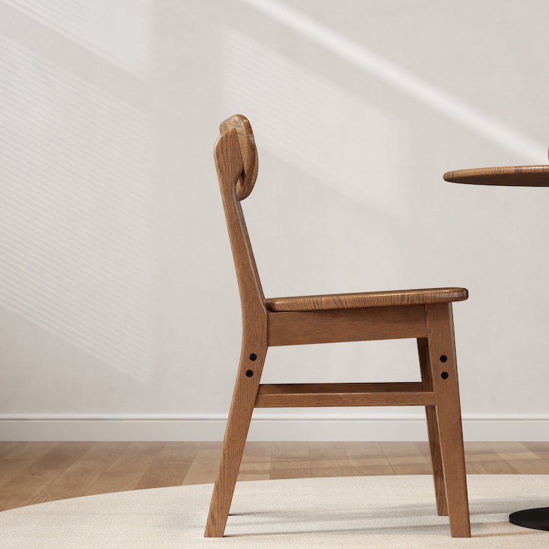 Expandable Solid Wood Dining Table for - iKaslandi