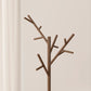 Solid Wood Freestanding Coat Rack with 12 Hooks - Kaslandi Furniture