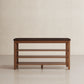 3 - Tier Leather Shoe Bench - Kaslandi Furniture