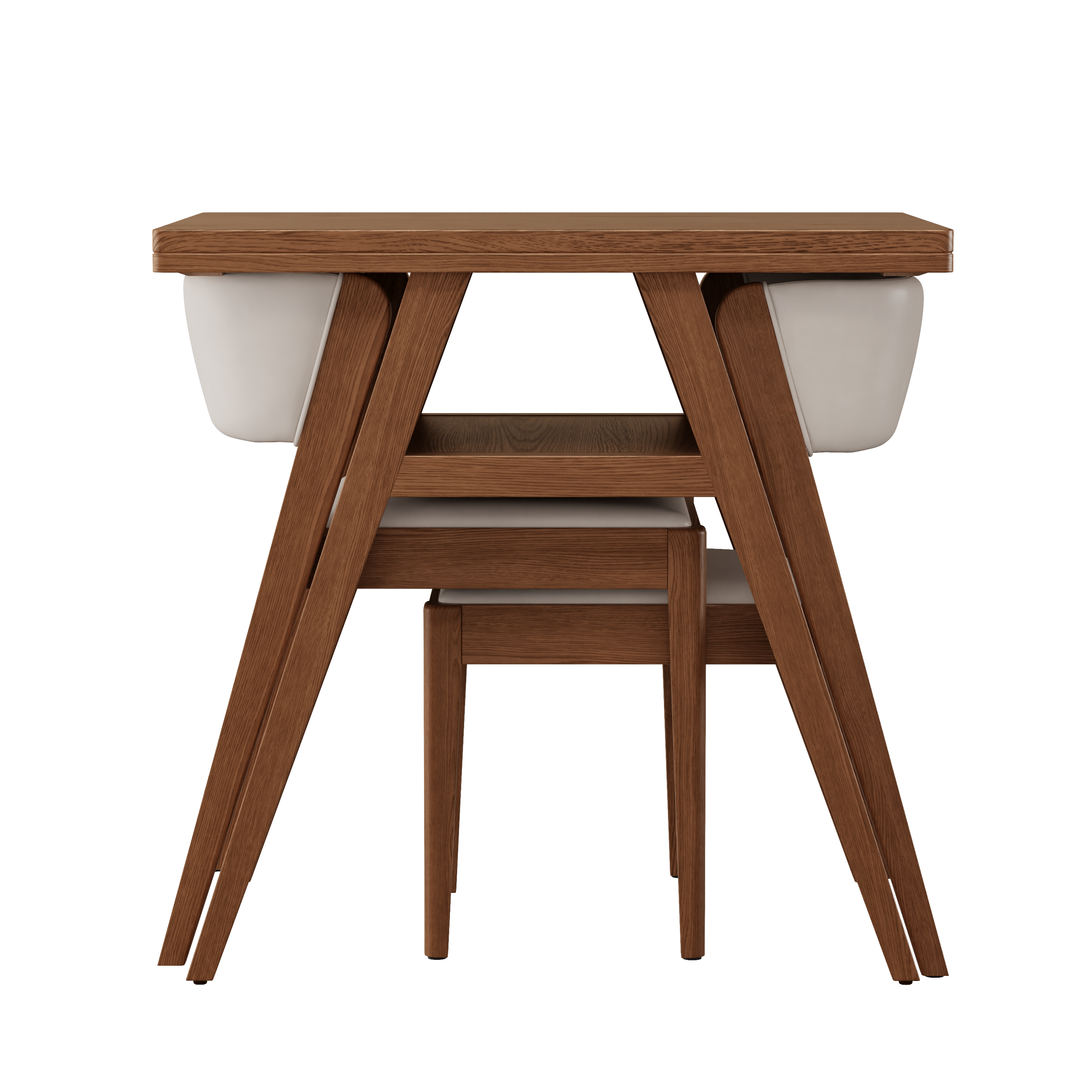 3-Piece Bistro Dining Set with Table and Chairs