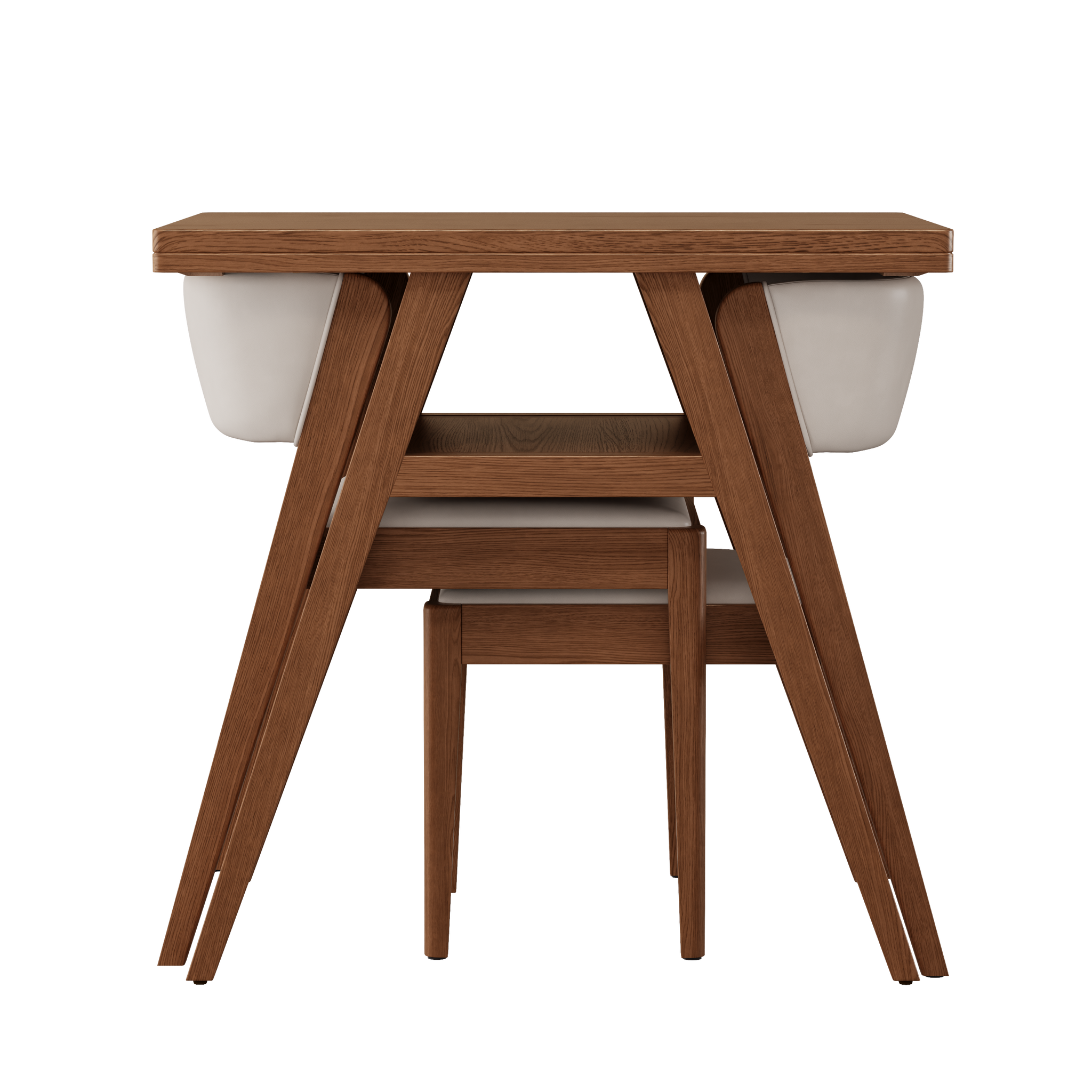 3-Piece Bistro Dining Set with Table and Chairs