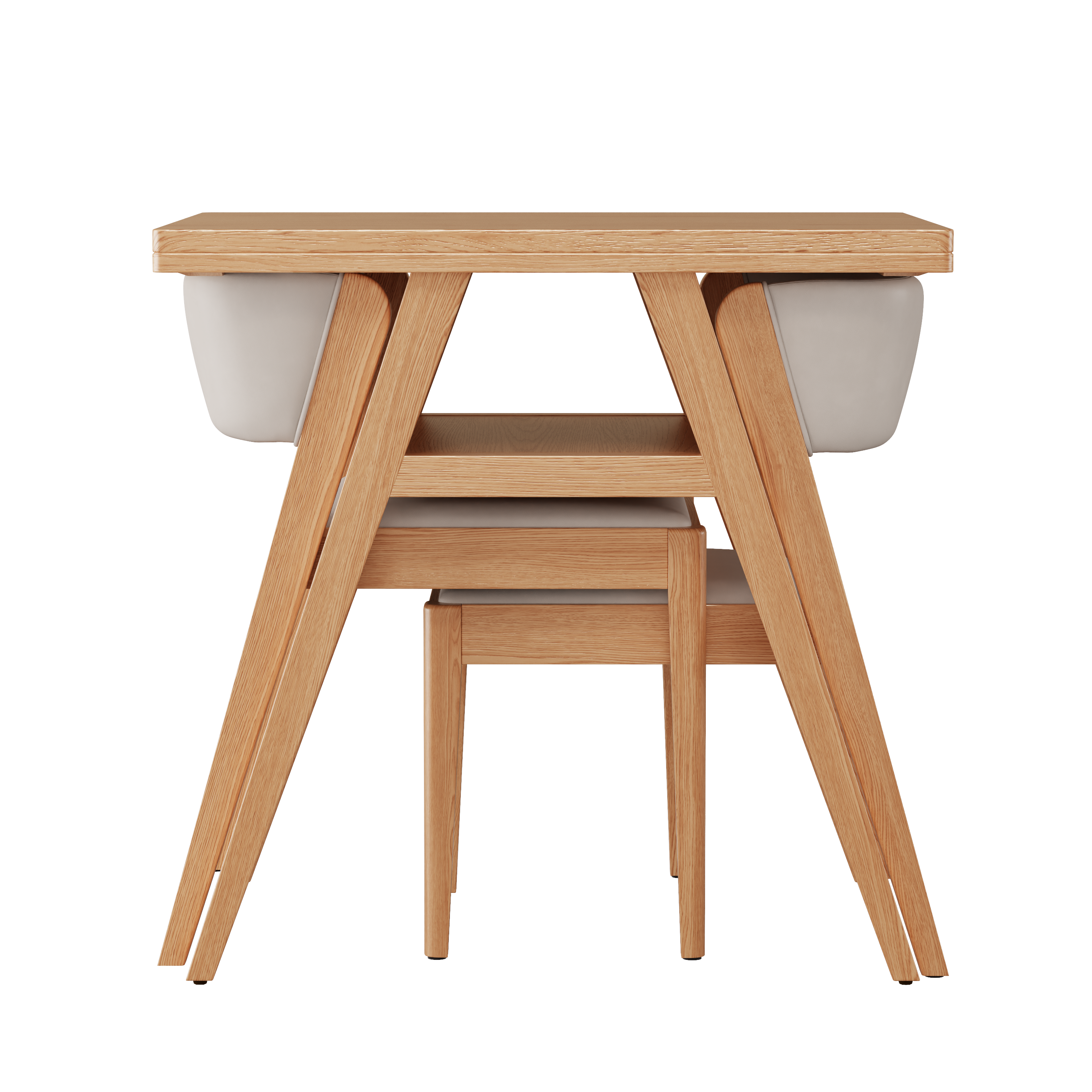 3-Piece Bistro Dining Set with Table and Chairs