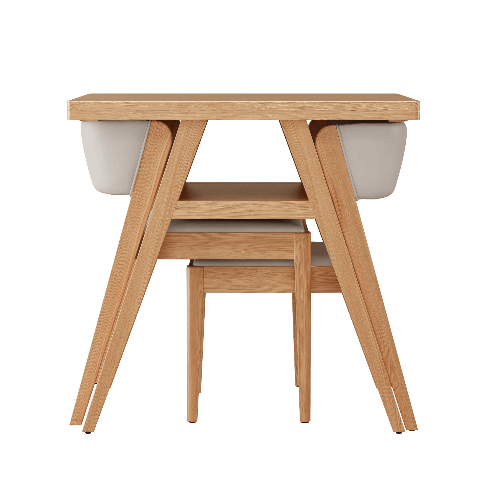3 - Piece Bistro Dining Set with Table and Chairs - Kaslandi Furniture