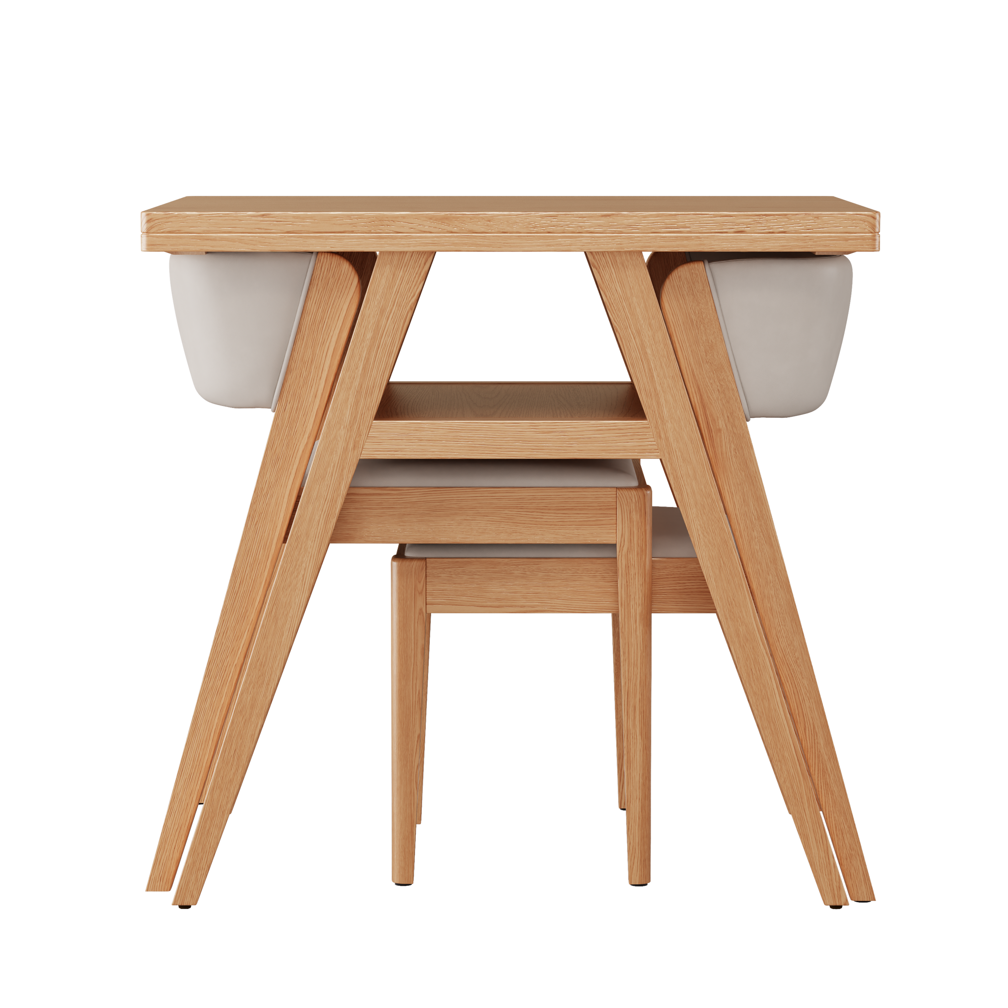 3-Piece Bistro Dining Set with Table and Chairs