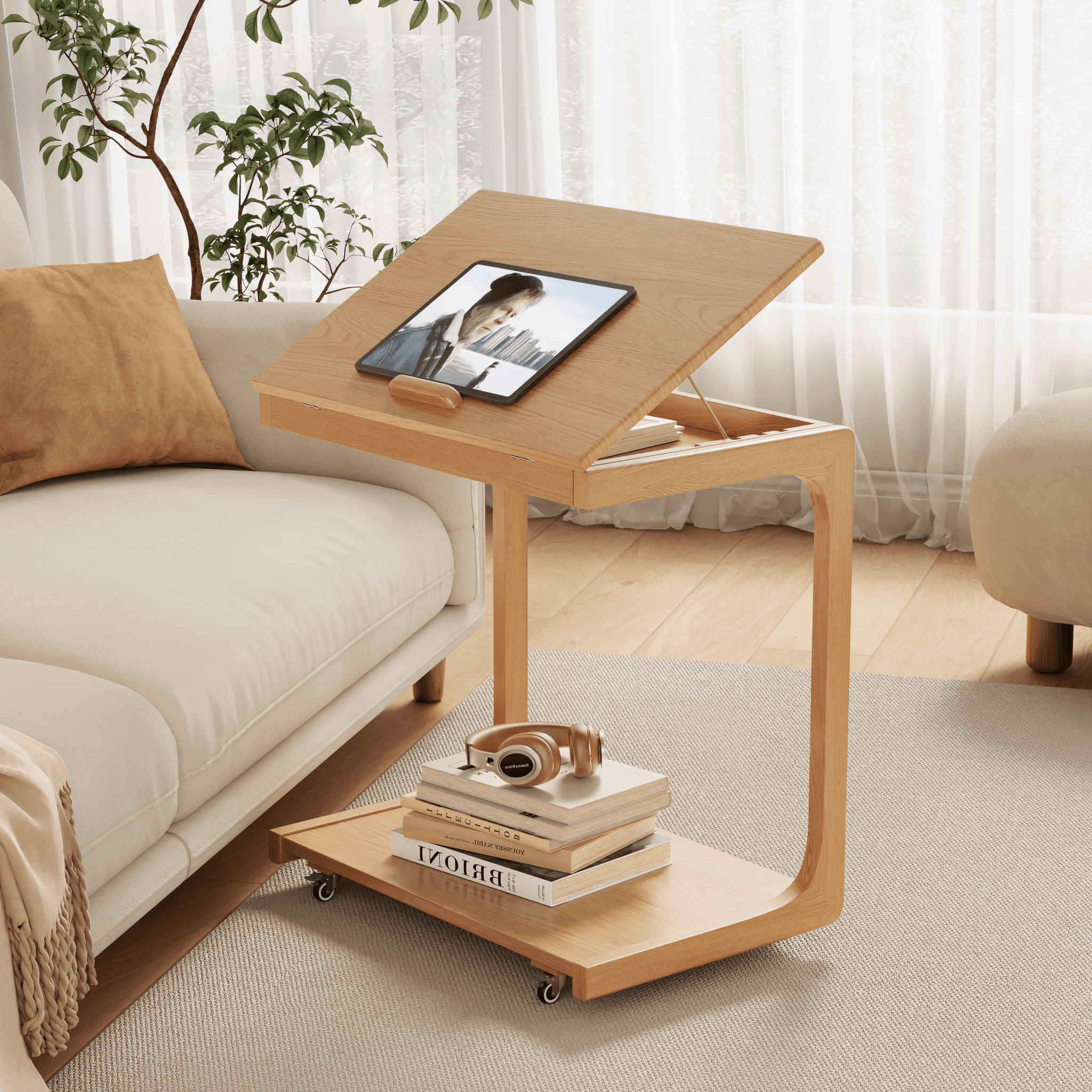 C - shaped couch table - Kaslandi Furniture