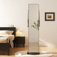 360° Rotating Floor Mirror with Clothes Rack & Shelves - iKaslandi