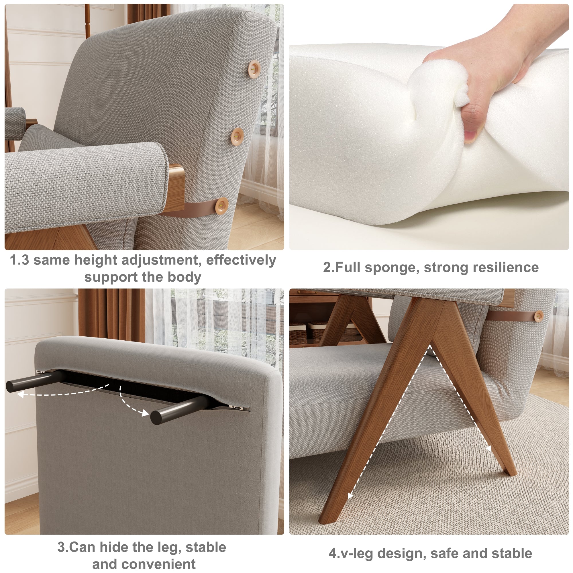 3-in-1 Convertible Sleeper Chair