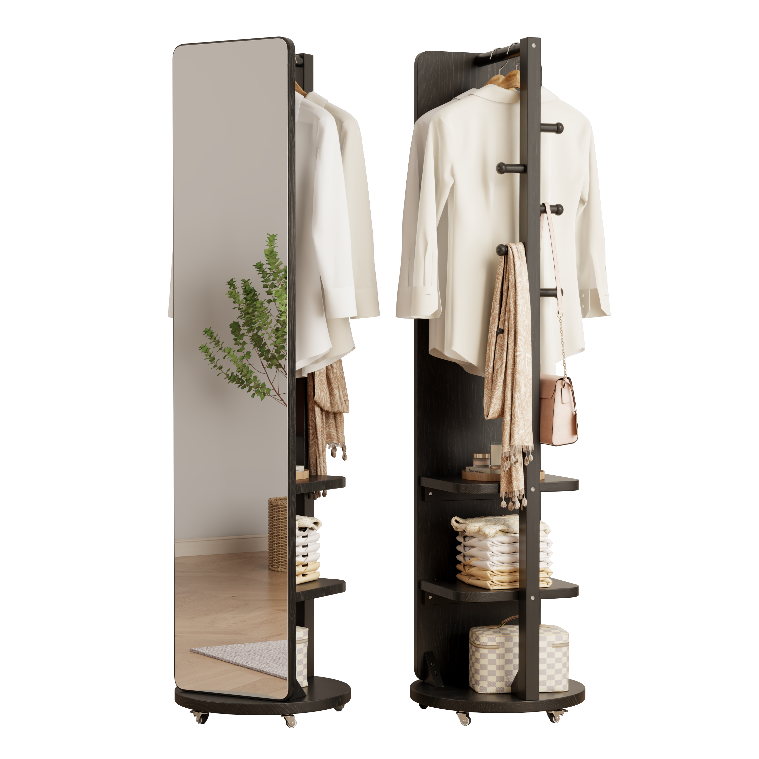 Rolling Full Length Mirror