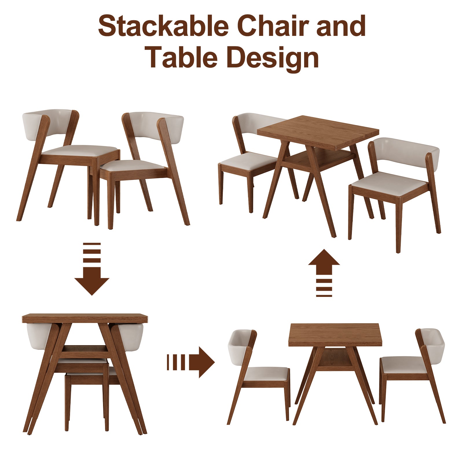 3-Piece Bistro Dining Table Set