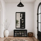 Full Length Wall Mirror with Shelf & Hooks - iKaslandi
