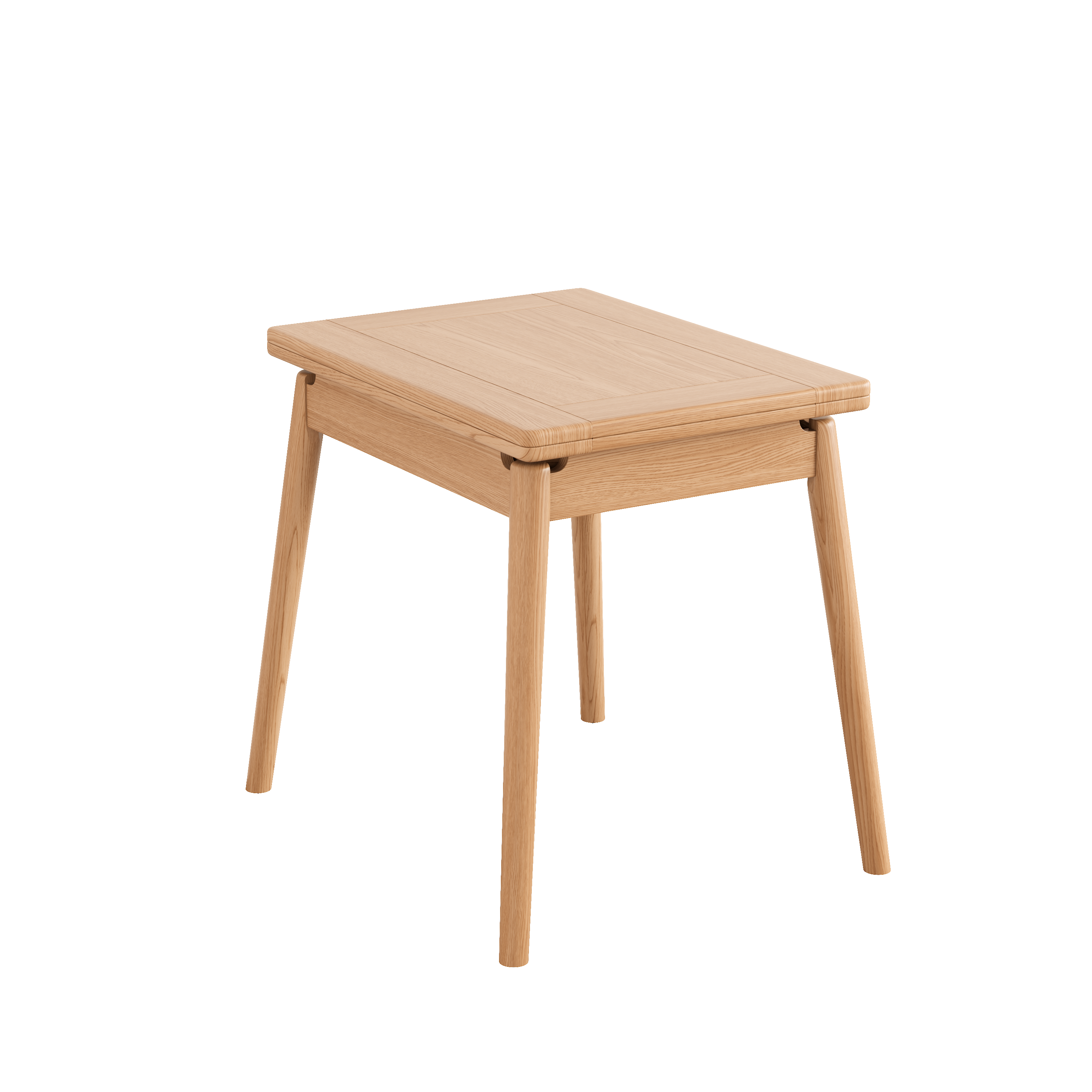 Expandable Solid Wood Dining Table for