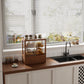 Solid Wood Bread Display Cabinet with Glass Door & Drawer