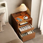 Smart Nightstand with LED Light & Wireless Charging - Kaslandi Furniture