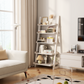 5-Tier Wooden Ladder Shelf – Modern Space-Saving Bookcase