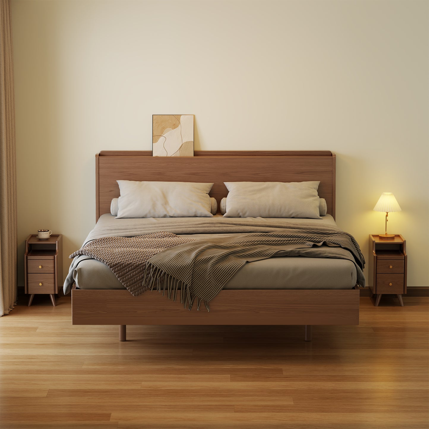 Narrow Bedside Table, 11.81"W