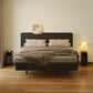 Modern Nightstand Set of 2 - Narrow Bedside Tables with Drawer - iKaslandi