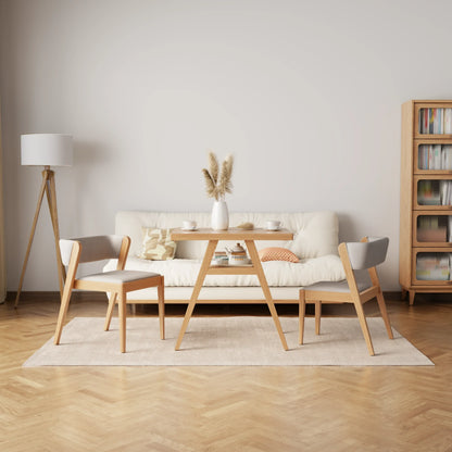 3 - Piece Bistro Dining Set with Table and Chairs - Kaslandi Furniture
