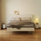 Modern Nightstand Set of 2 - Narrow Bedside Tables with Drawer - iKaslandi