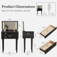 Vanity Desk with Mirror & Lights - iKaslandi
