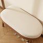 Giraffe Solid Wood Coat Rack & Shoe Bench with Cushion - iKaslandi