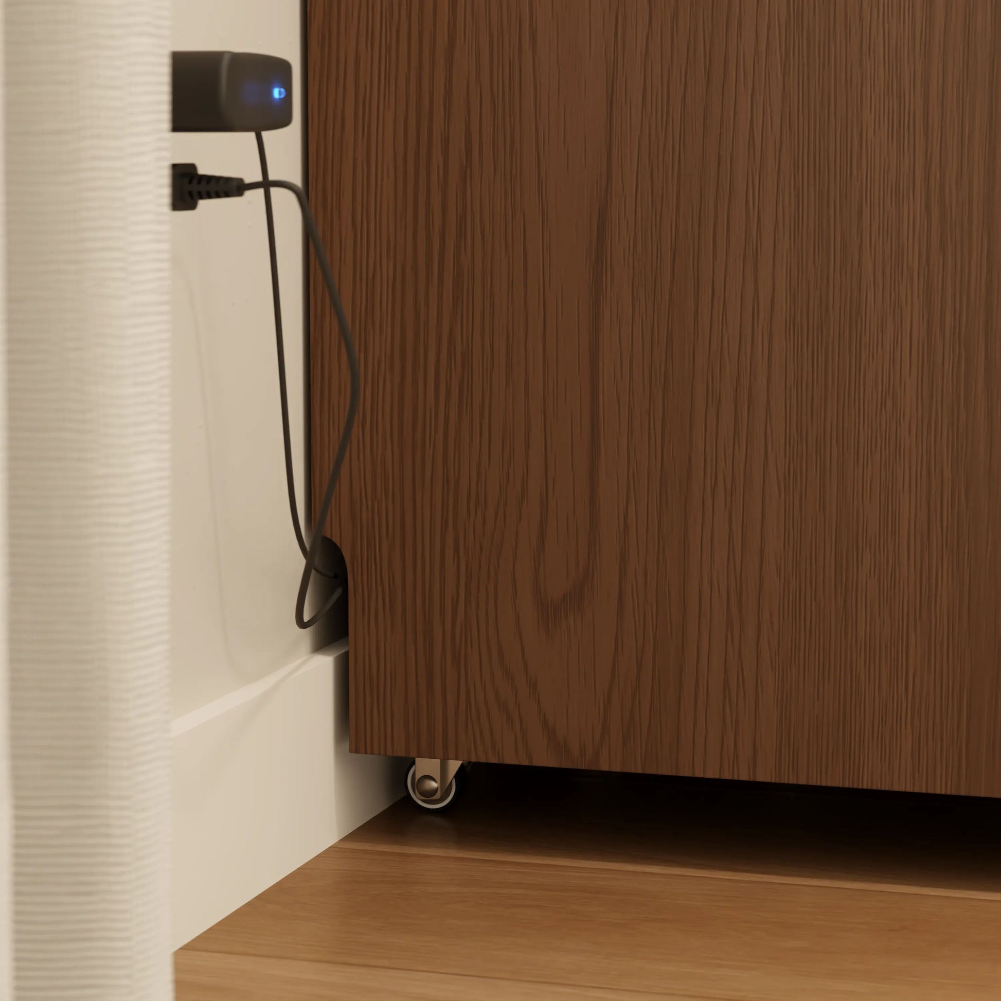 Smart Nightstand with Hidden Secret Drawer, Jewelry Storage & USB Charging - iKaslandi