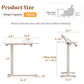 Adjustable Height Laptop Desk for Bed & Sofa – Solid Wood Tilting Top - iKaslandi