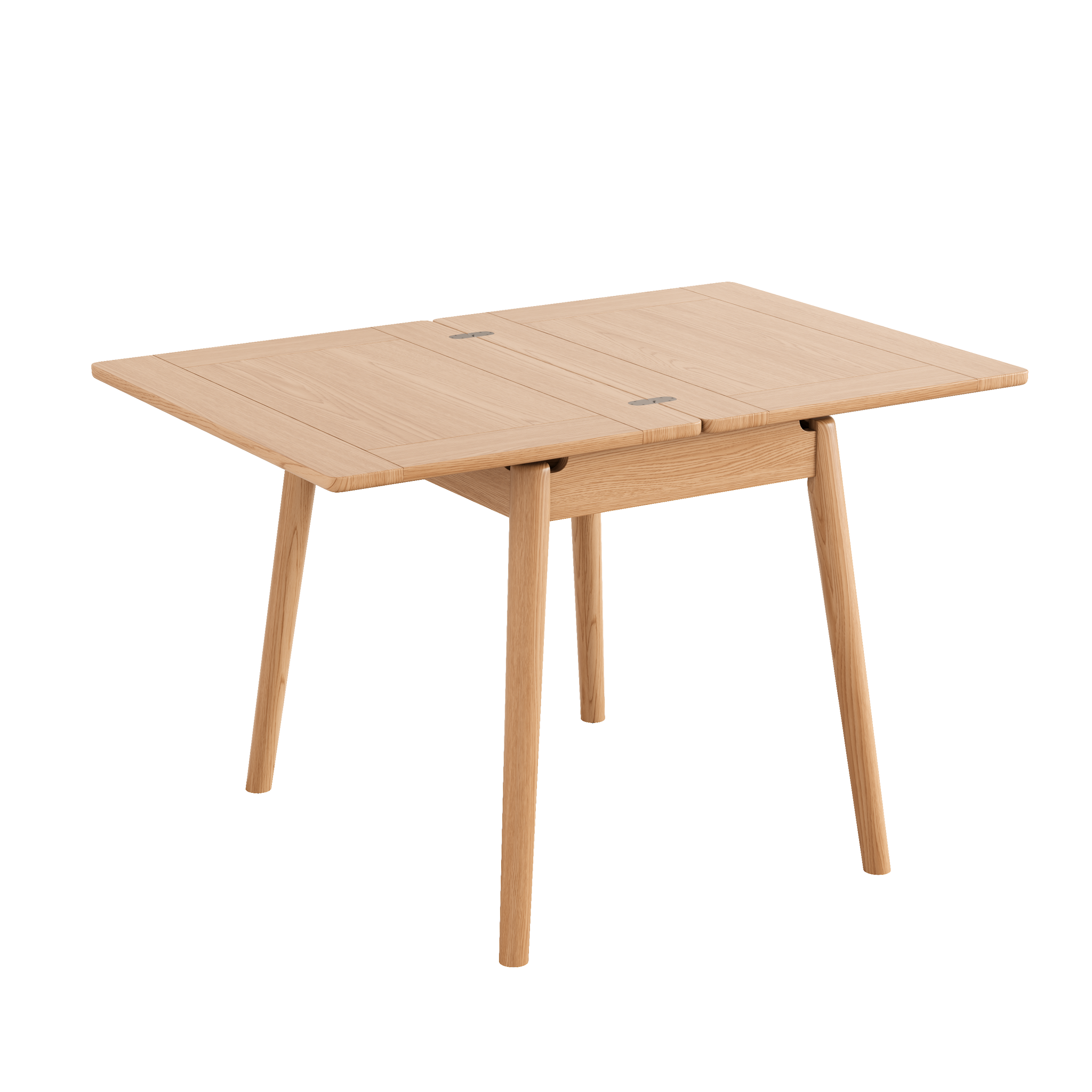 Expandable Solid Wood Dining Table for