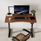 Electric Standing Desk with Solid Rubberwood Top - iKaslandi