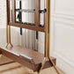 Heavy Duty Rolling TV Stand with 2 Wood Drawers