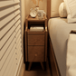 Solid wood classic minimalist nightstand