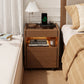 Smart Nightstand with Hidden Secret Drawer, Jewelry Storage & USB Charging - iKaslandi