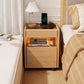 Smart Nightstand with Hidden Secret Drawer, Jewelry Storage & USB Charging - iKaslandi